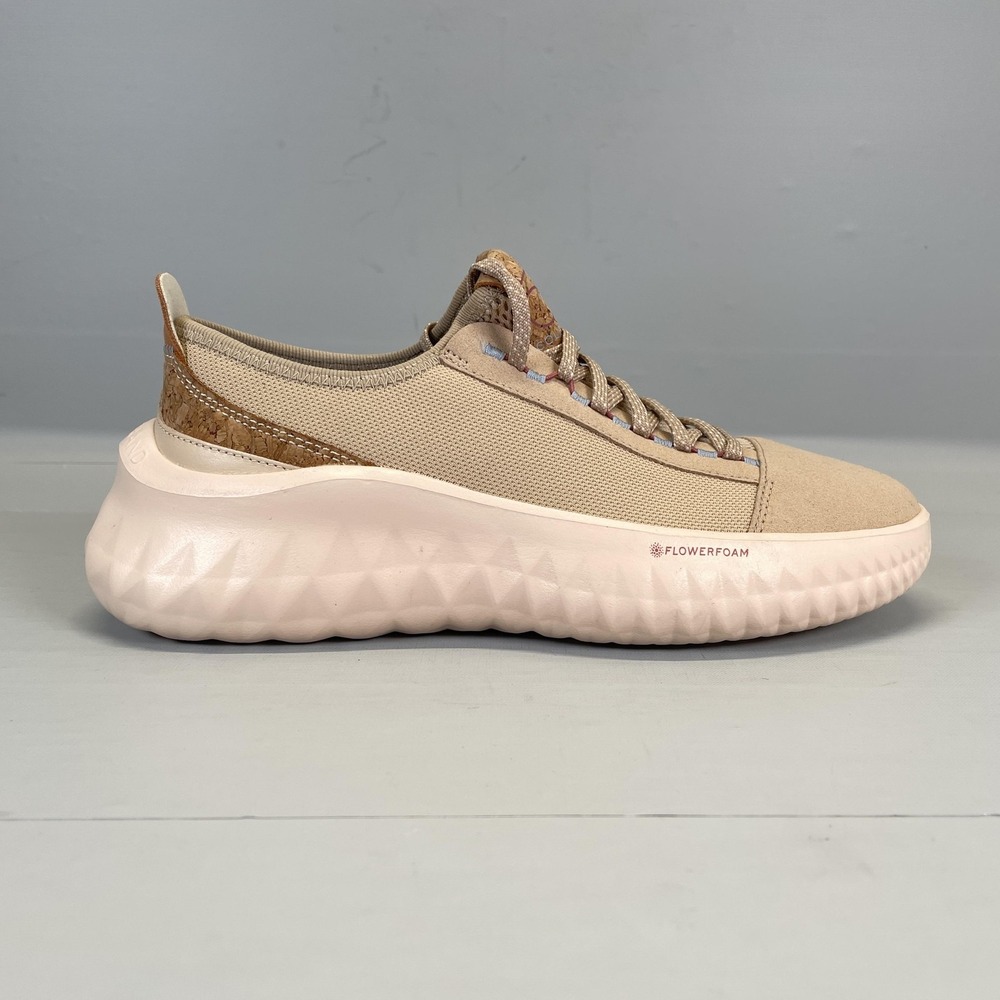 Cole Haan Generation Zerogrand II Shoes Womens Size 6B Beige Flowerfoam Sneakers